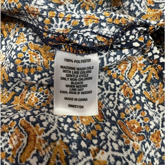 WONDERLY ~ Women’s long sleeve square neckline casual loose fit top size XS - Picture 6 of 7